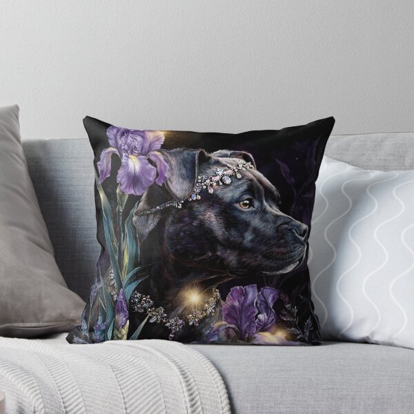 Item preview, Iris Staffordshire Illustration designed and sold by Nocturne  Paws.