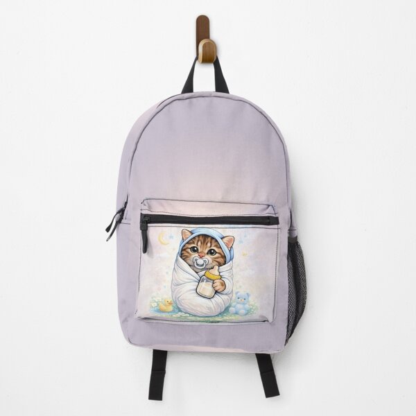 Item preview, Baby Kitten Burrito Pastel Nursery Dream designed and sold by memememescat.