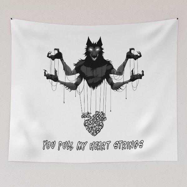 Item preview, You Pull My Heart Strings - Black White designed and sold by Artsy Sharky.