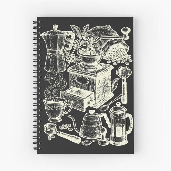 Item preview, Vintage Coffee Blackboard - Cream on Dark Aesthetic designed and sold by DigitalGlade.