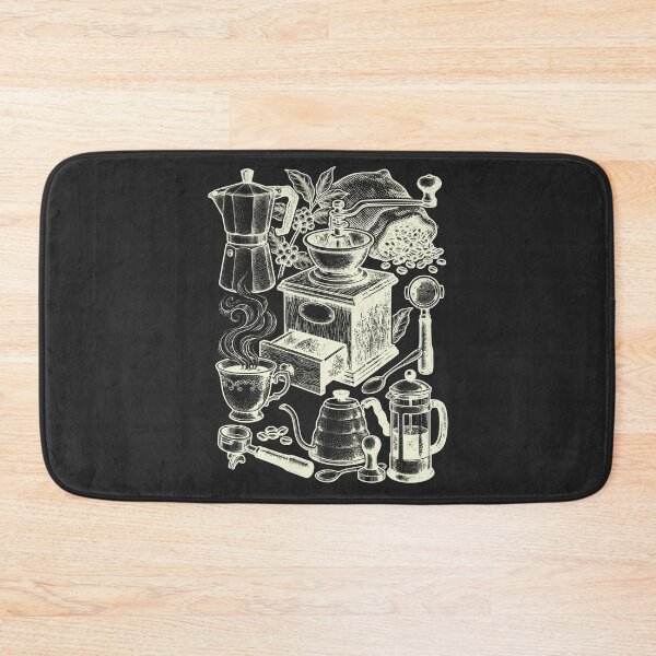 Item preview, Vintage Coffee Blackboard - Cream on Dark Aesthetic designed and sold by DigitalGlade.
