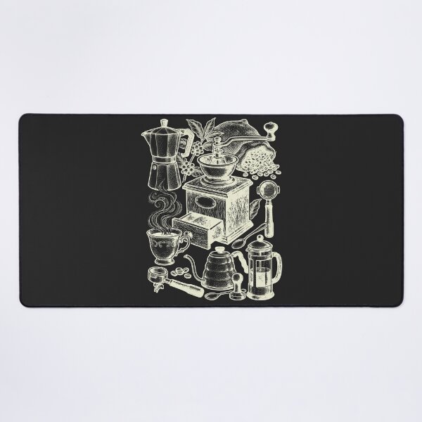 Item preview, Vintage Coffee Blackboard - Cream on Dark Aesthetic designed and sold by DigitalGlade.