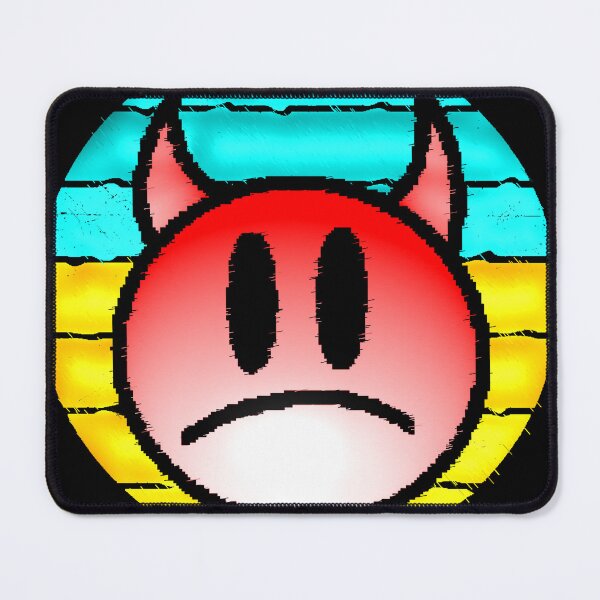 Item preview, Emoji red devil sad cartoon style emotional attitude designed and sold by AstronautMerch.