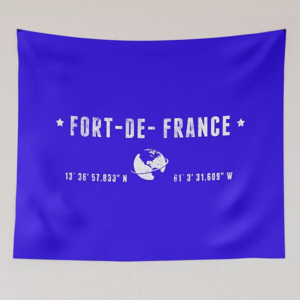 Item preview, Fort-de-France Geographic Coordinates Design designed and sold by capricedefille.