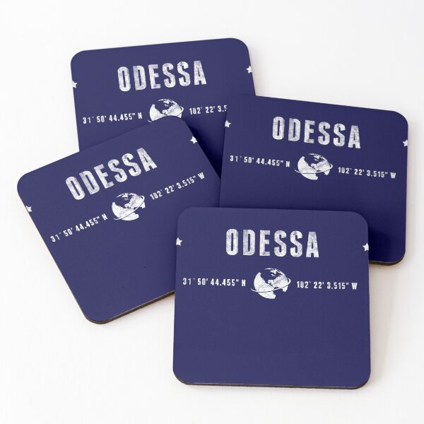 Item preview, Odessa Geographic Coordinates Design designed and sold by capricedefille.