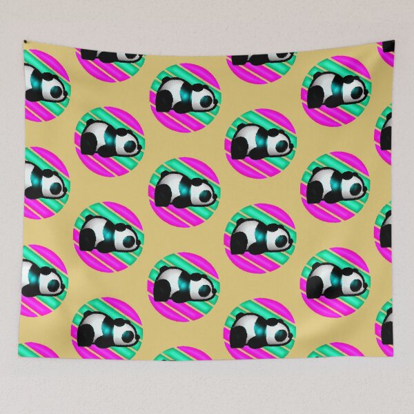 Item preview, Tired panda bear funny style cute illustration designed and sold by AstronautMerch.