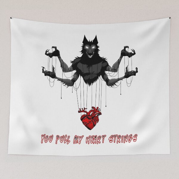 Item preview, You Pull My Heart Strings - Vibrant Red designed and sold by Artsy Sharky.