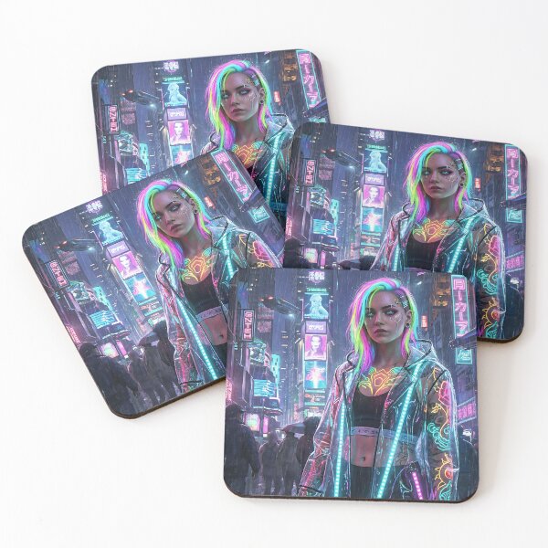 Item preview, Neon in the Rain: The Heart of Metropolis 2077 designed and sold by FR Studio.