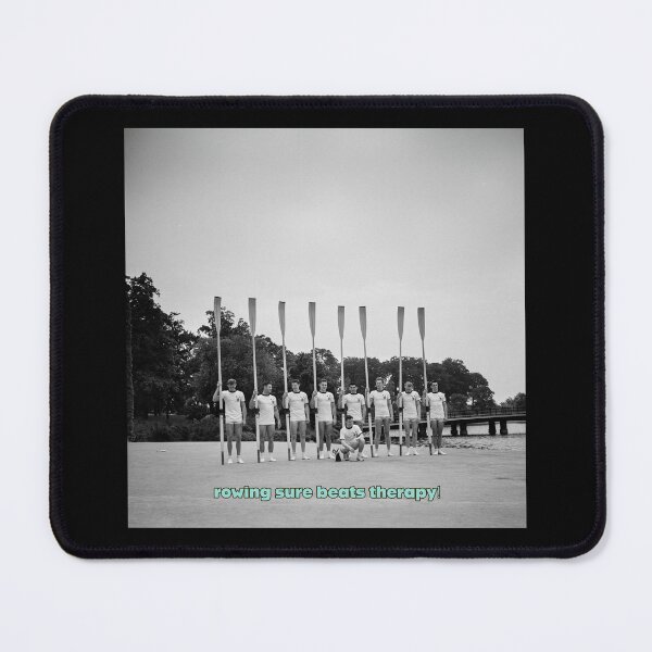 Item preview, Rowing Sure Beats Therapy Vintage Rowing Art designed and sold by Michael van der Hoorn.