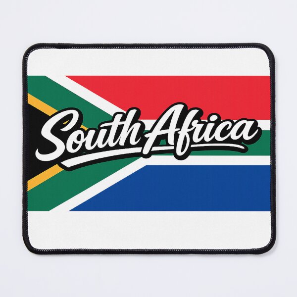 Item preview, South Africa Flag Design – South African Pride Modern Typography Art designed and sold by GarnerSupplyCo.