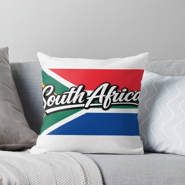 Item preview, South Africa Flag Design – South African Pride Modern Typography Art designed and sold by GarnerSupplyCo.