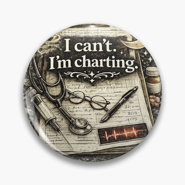 Item preview, I Can’t. I’m Charting.  designed and sold by House of Vambfly.