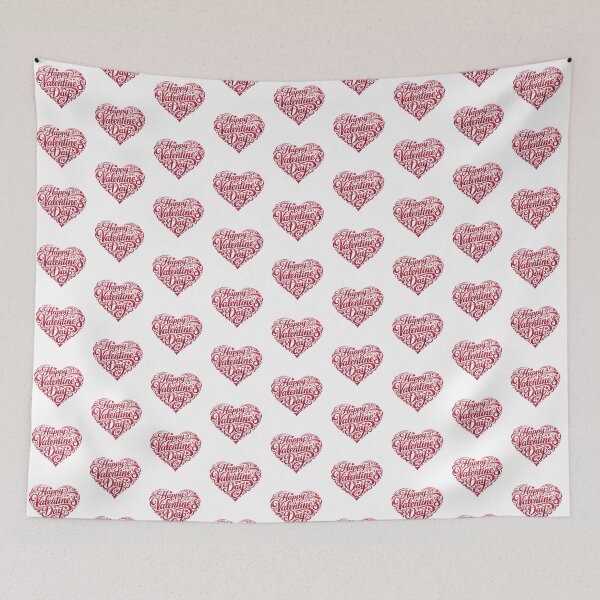 Item preview, Happy Valentine’s Day Heart Typography designed and sold by CessB.