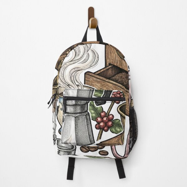 Item preview, Vintage Coffee Brewing - Colorful Barista Chart designed and sold by DigitalGlade.