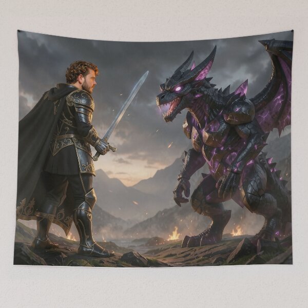 Item preview, Facing a dragon designed and sold by JulioGuillermo.