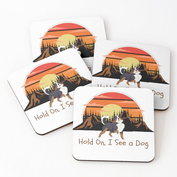 Item preview, Hold On, I See a Dog – Funny Dog Lover Vintage Nature Design designed and sold by GOTCHO1.