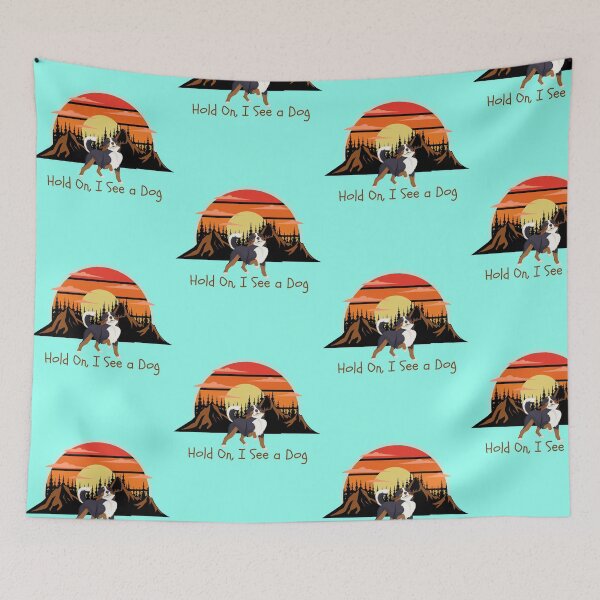 Item preview, Hold On, I See a Dog – Funny Dog Lover Vintage Nature Design designed and sold by GOTCHO1.
