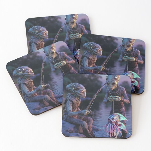 Item preview, FISHING ALIENS designed and sold by area52col.