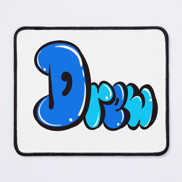 Item preview, Drew name in blue Top 10 best personalized gifts boys and men  personalised Graffiti name Drew designed and sold by Artonmytee.