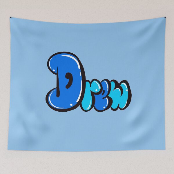 Item preview, Drew name in blue Top 10 best personalized gifts boys and men  personalised Graffiti name Drew designed and sold by Artonmytee.