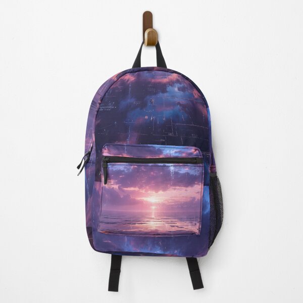 Item preview, Digital Horizon: Cyberpunk Sunset Over Circuit Sea designed and sold by KYOFRAME.