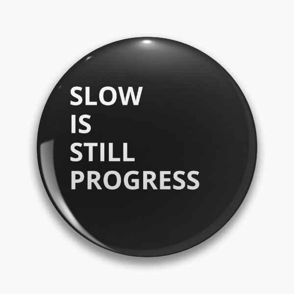 Item preview, Slow Is Still Progress Minimal Fitness Shirt | Workout Motivation designed and sold by The Firestarter T-shirt Store.