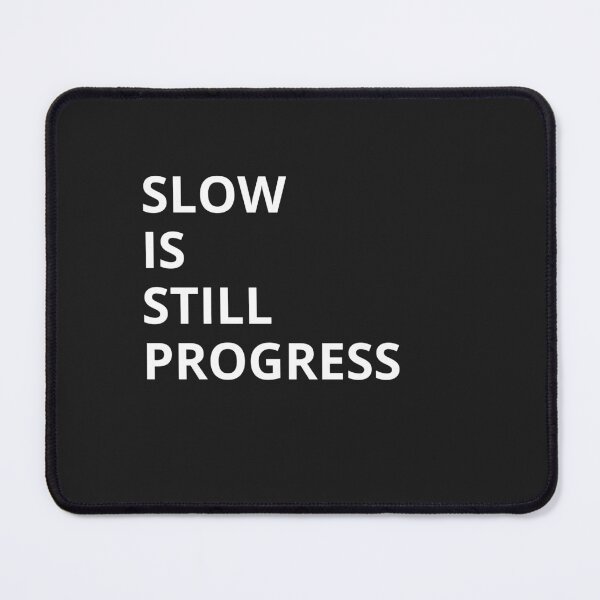 Item preview, Slow Is Still Progress Minimal Fitness Shirt | Workout Motivation designed and sold by The Firestarter T-shirt Store.