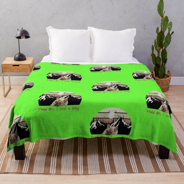 Item preview, Hold On, I See a Dog – Outdoor Adventure Dog Lover Art designed and sold by GOTCHO1.