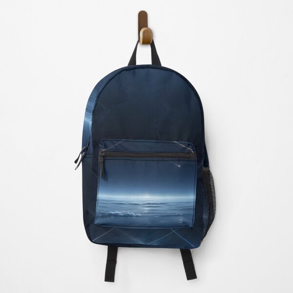 Item preview, Cosmic Ocean Rainfall - Celestial Meteor Shower over Deep Blue Waters designed and sold by KYOFRAME.