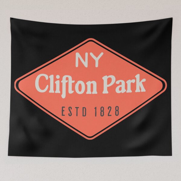 Item preview, Clifton Park NY Retro Diamond Badge designed and sold by American Travels.