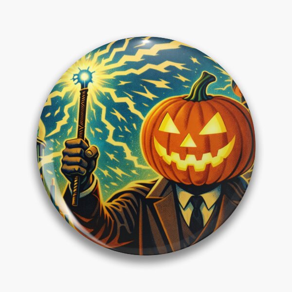 Item preview, Headless Horseman Power Surge - Mid Century Retro Pop Illustration designed and sold by TheHorsemanRidesAgain.
