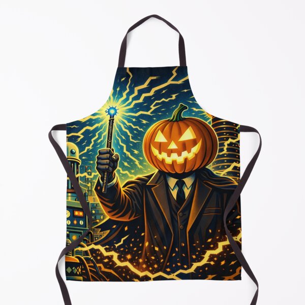 Item preview, Headless Horseman Power Surge - Mid Century Retro Pop Illustration designed and sold by TheHorsemanRidesAgain.