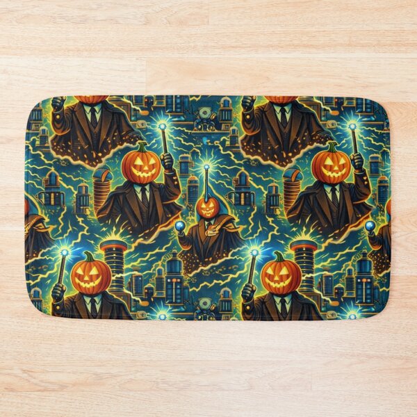 Item preview, Headless Horseman Power Surge - Mid Century Retro Pop Illustration designed and sold by TheHorsemanRidesAgain.