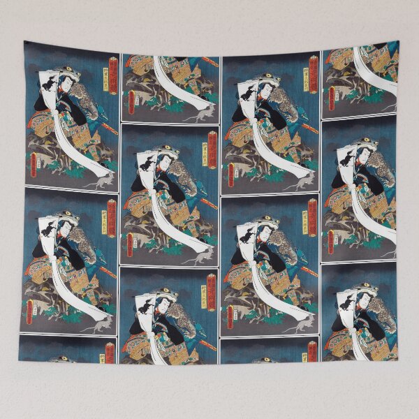 Item preview, Kabuki Actor Shōgun Role Ukiyo-e Print designed and sold by mad-bull.