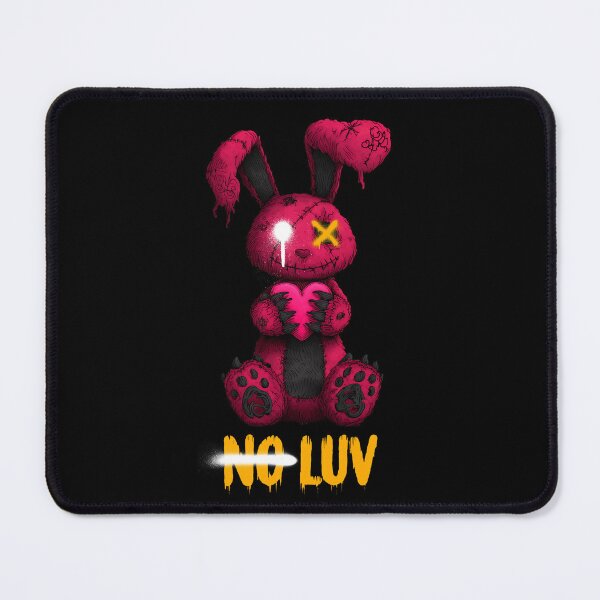 Item preview, No Luv Broken Bunny - Red White Orange designed and sold by Artsy Sharky.
