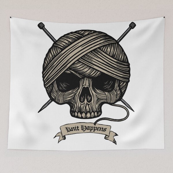Item preview, Knit Happens Tattoo Design designed and sold by Cybercyde Studios.