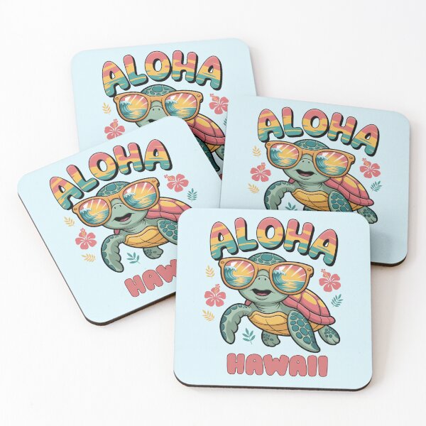 Item preview, Aloha Hawaii Turtle Tropical Sea Island Vibes designed and sold by Nzgiftsandmore.