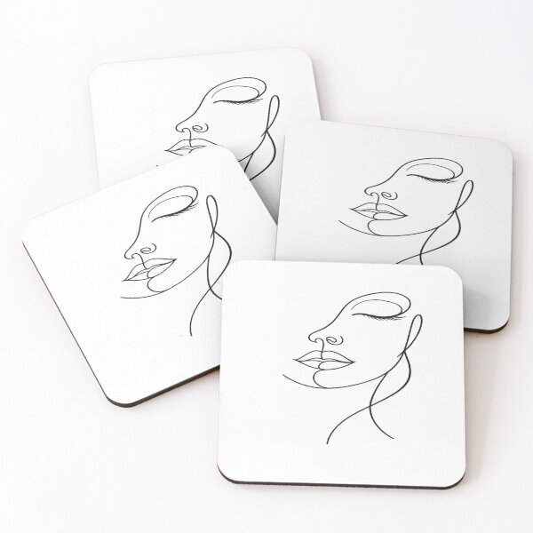 Item preview, Minimalist One Line Woman Face Art | Abstract Feminine Line Drawing designed and sold by sosservice.