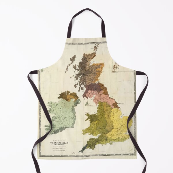 Item preview, Ethnographic Map of Great Britain and Ireland 1856 designed and sold by colourfind.