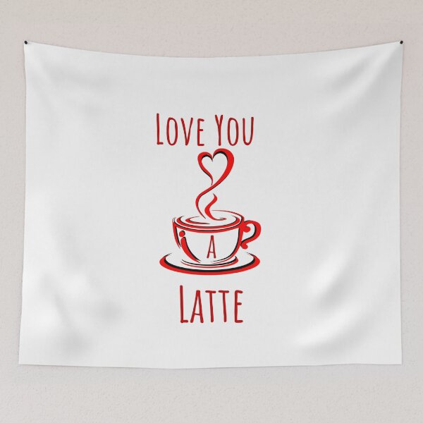 Item preview, Love You A Latte designed and sold by KATKattalestv.