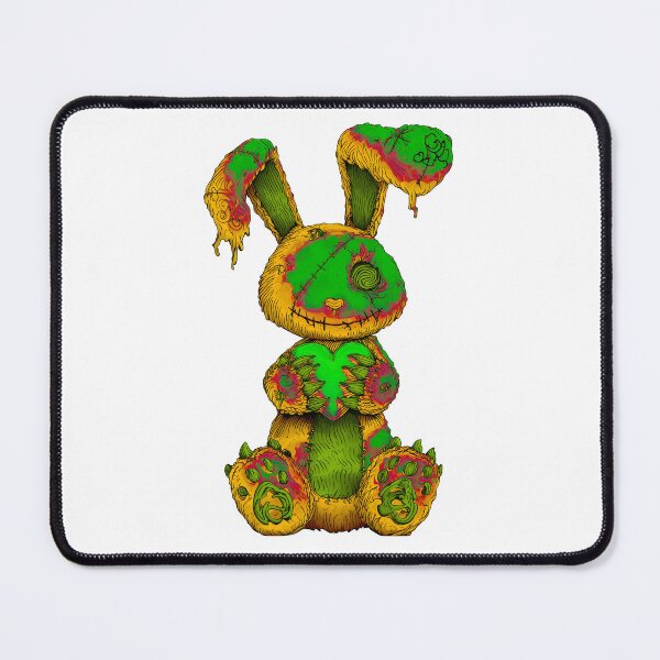 Item preview, Toxic Bunny - Red Green Orange designed and sold by Artsy Sharky.