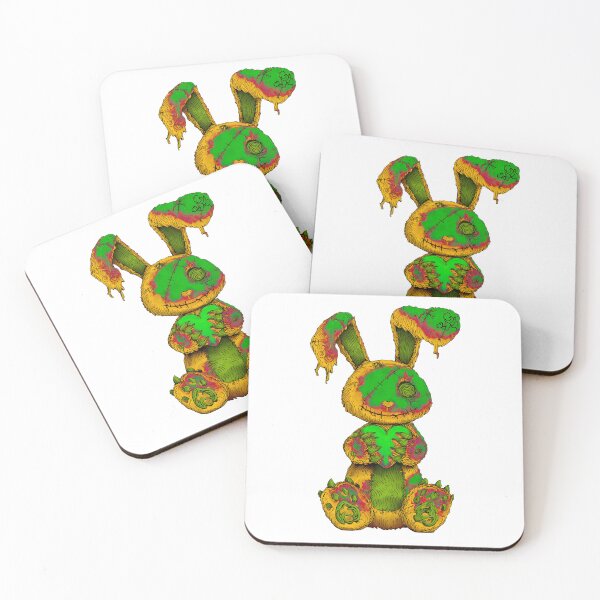 Item preview, Toxic Bunny - Red Green Orange designed and sold by Artsy Sharky.