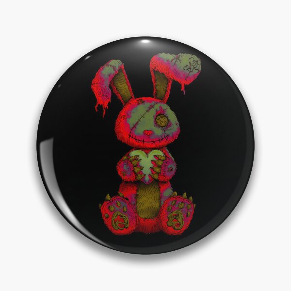 Item preview, Dark Love Bunny - Red Gold Dark Green designed and sold by Artsy Sharky.