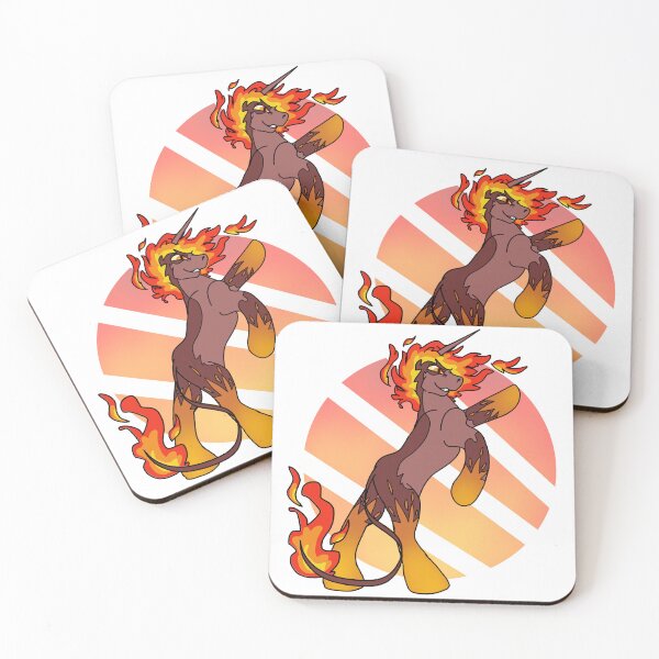 Item preview, Fire Elemental Unicorn designed and sold by C-elstialPrints.