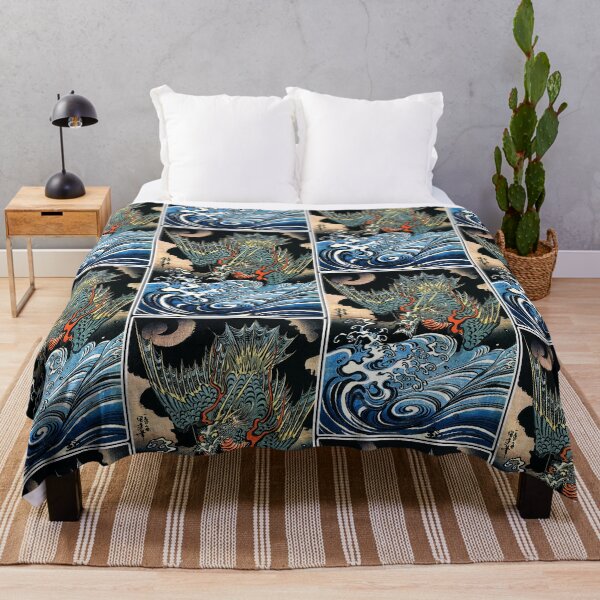 Item preview, Dragon Over Stormy Waves designed and sold by mad-bull.