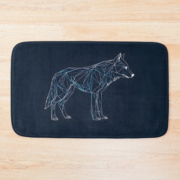 Item preview, Electric Blueprint Wolf – Neon Tech Anatomy designed and sold by ThePixelArchive.