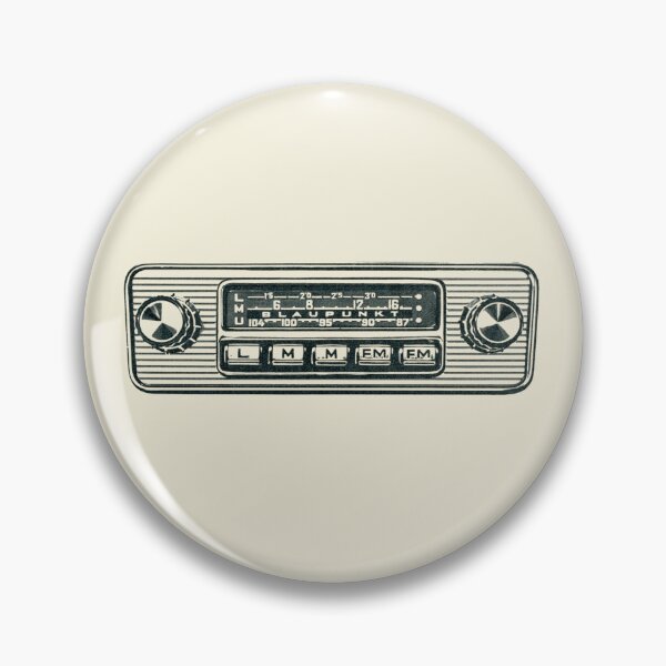 Item preview, 1960s Radio Car Radio Mod Retro Vintage designed and sold by The Sticker Bureau.