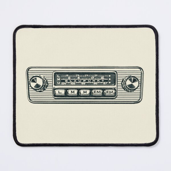 Item preview, 1960s Radio Car Radio Mod Retro Vintage designed and sold by The Sticker Bureau.