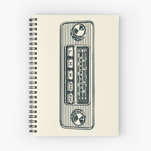Item preview, 1960s Radio Car Radio Mod Retro Vintage designed and sold by The Sticker Bureau.