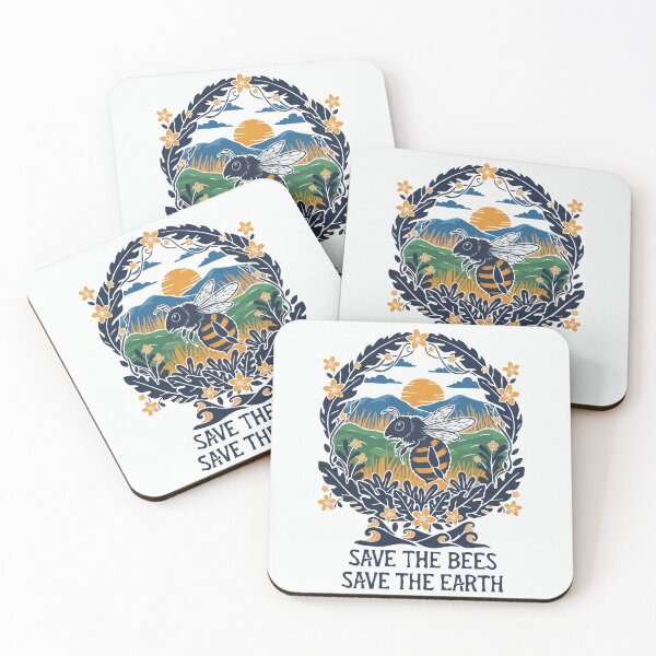 Item preview, Save The Bees Save The Earth designed and sold by Gkinoki.